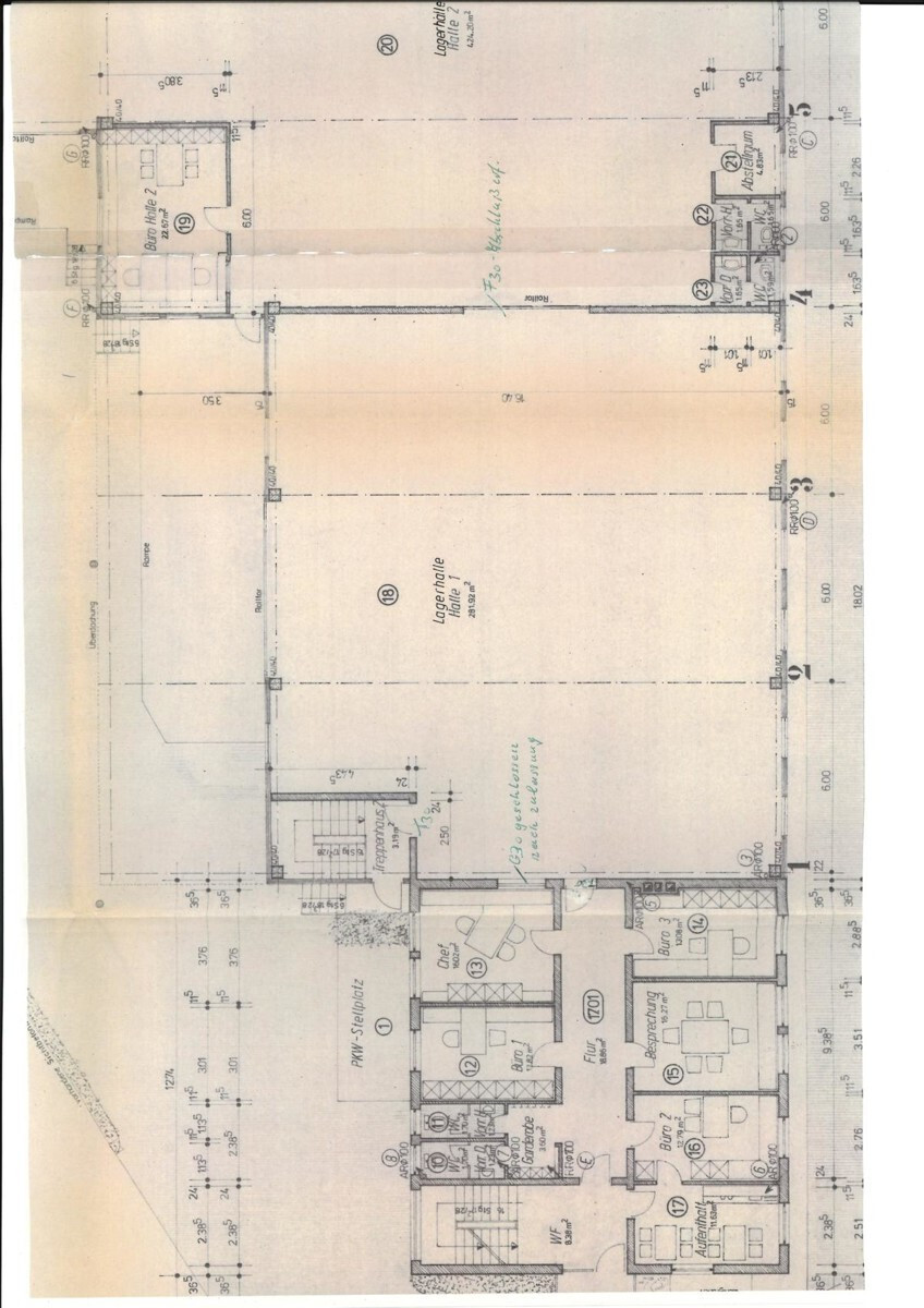 Bürotrakt + Halle 1