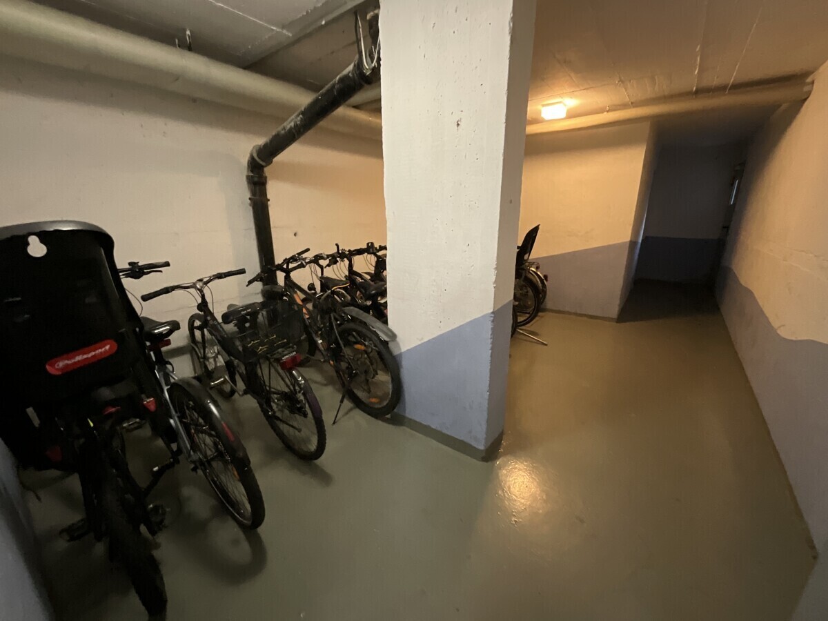 Stellplätze für Fahrräder im Keller