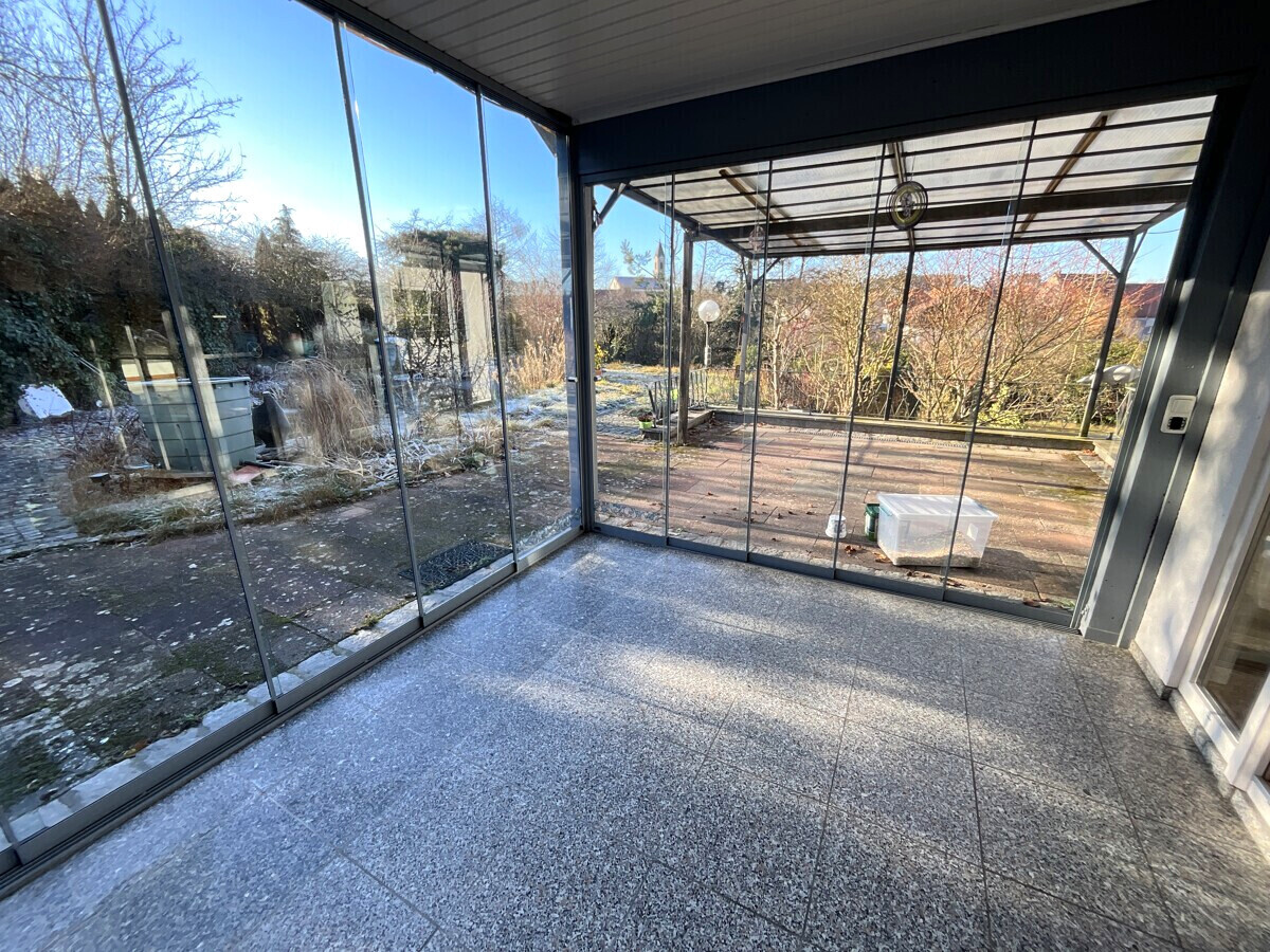 verglaste Terrasse