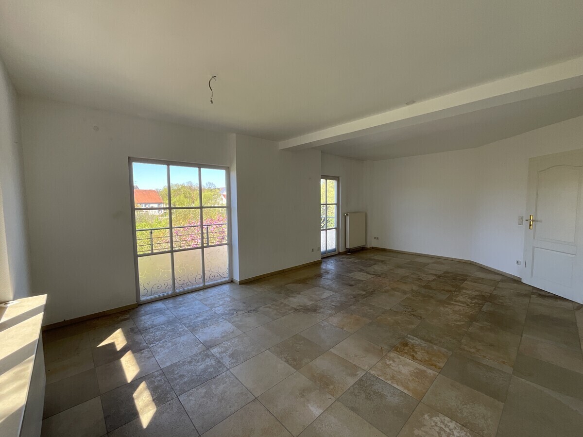 Schlafzimmer mit Balkon