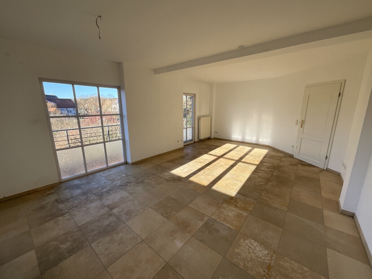 Schlafzimmer mit Balkon