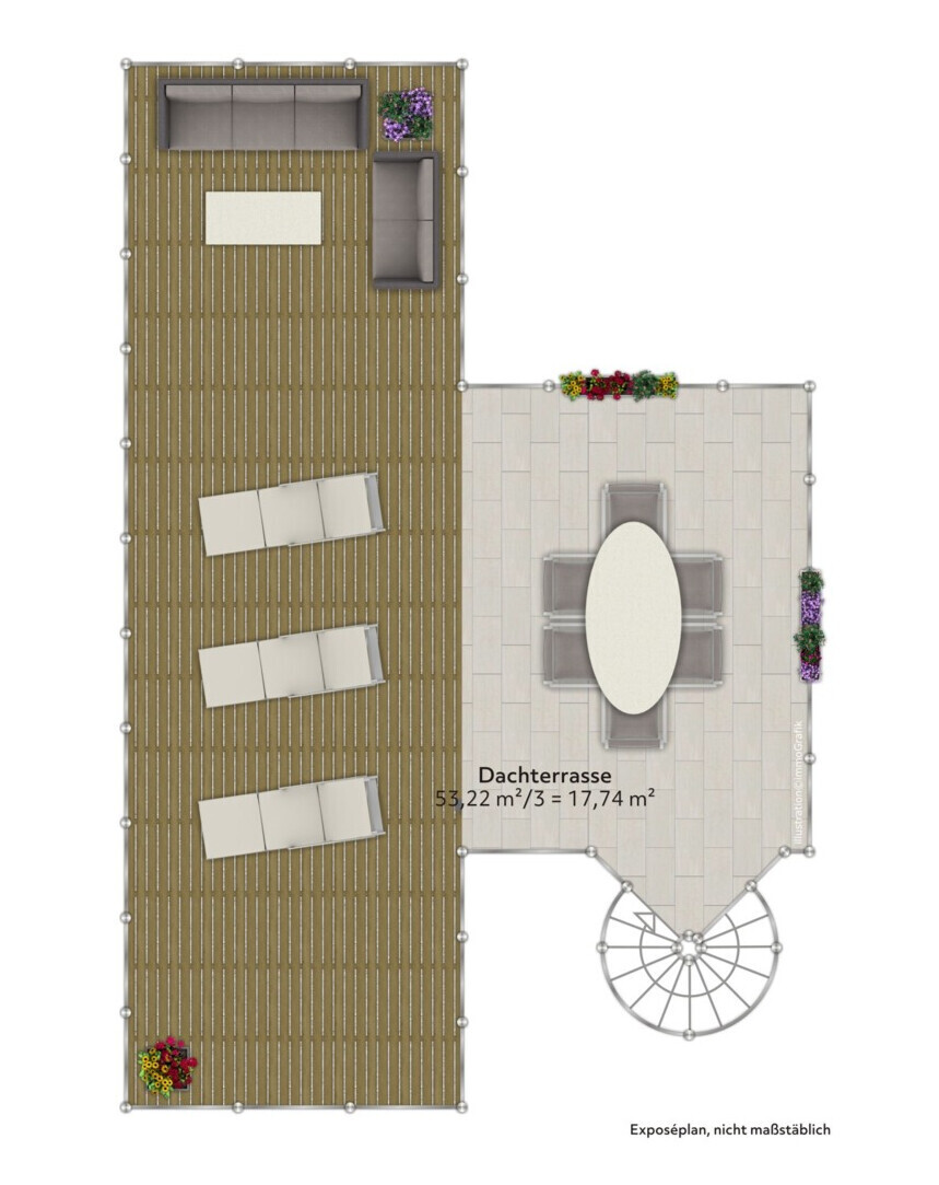 Dachterrasse