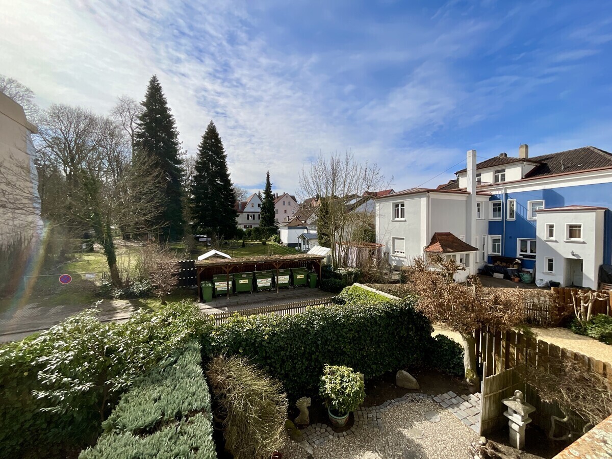 Ausblick vom Balkon
