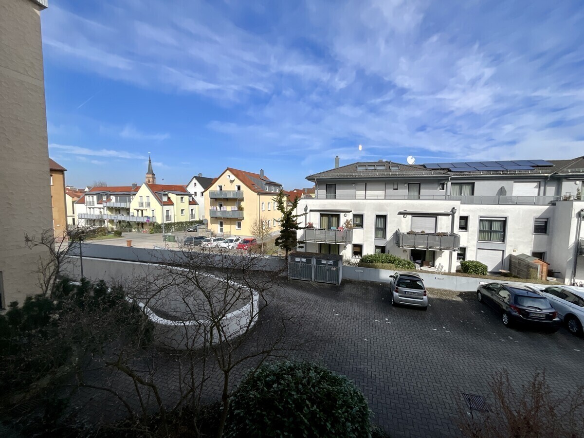 Ausblick vom Schlafzimmer