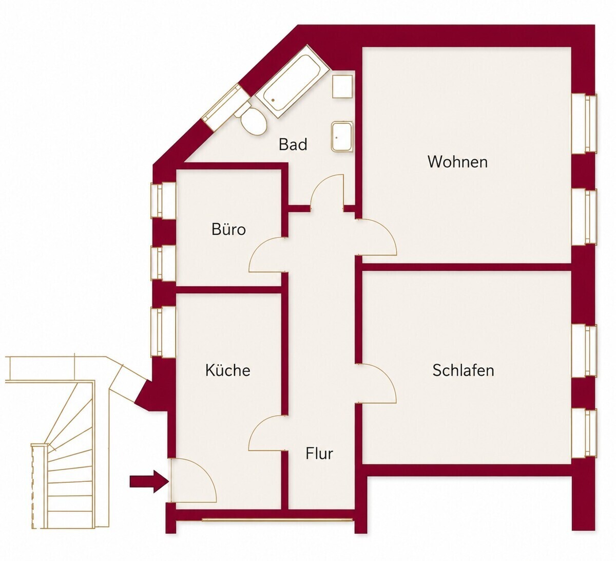 Grundriss 3. Obergeschoss