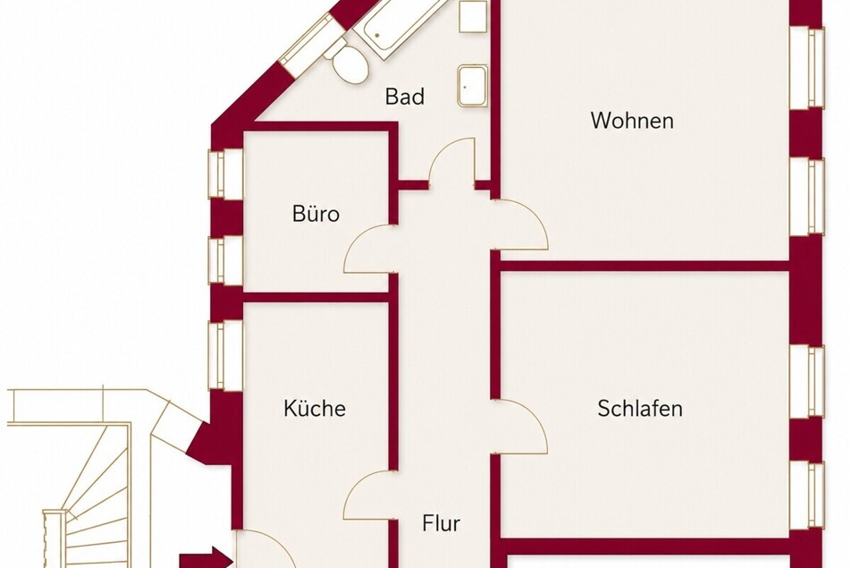Grundriss 3. Obergeschoss