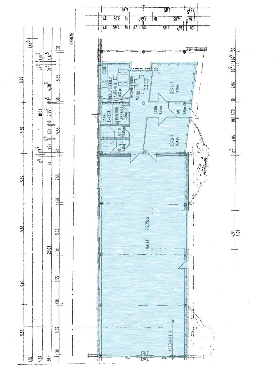 Grundriss Halle 10