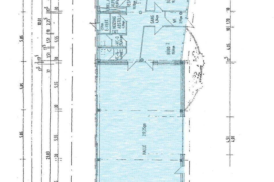 Grundriss Halle 10