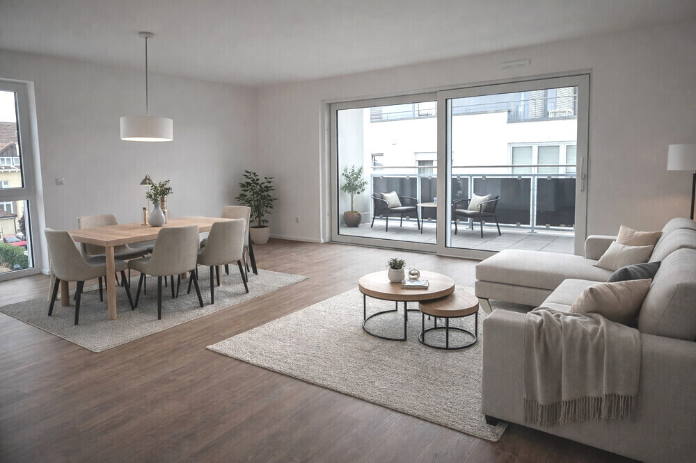 Wohn-/Esszimmer-Beispielbild