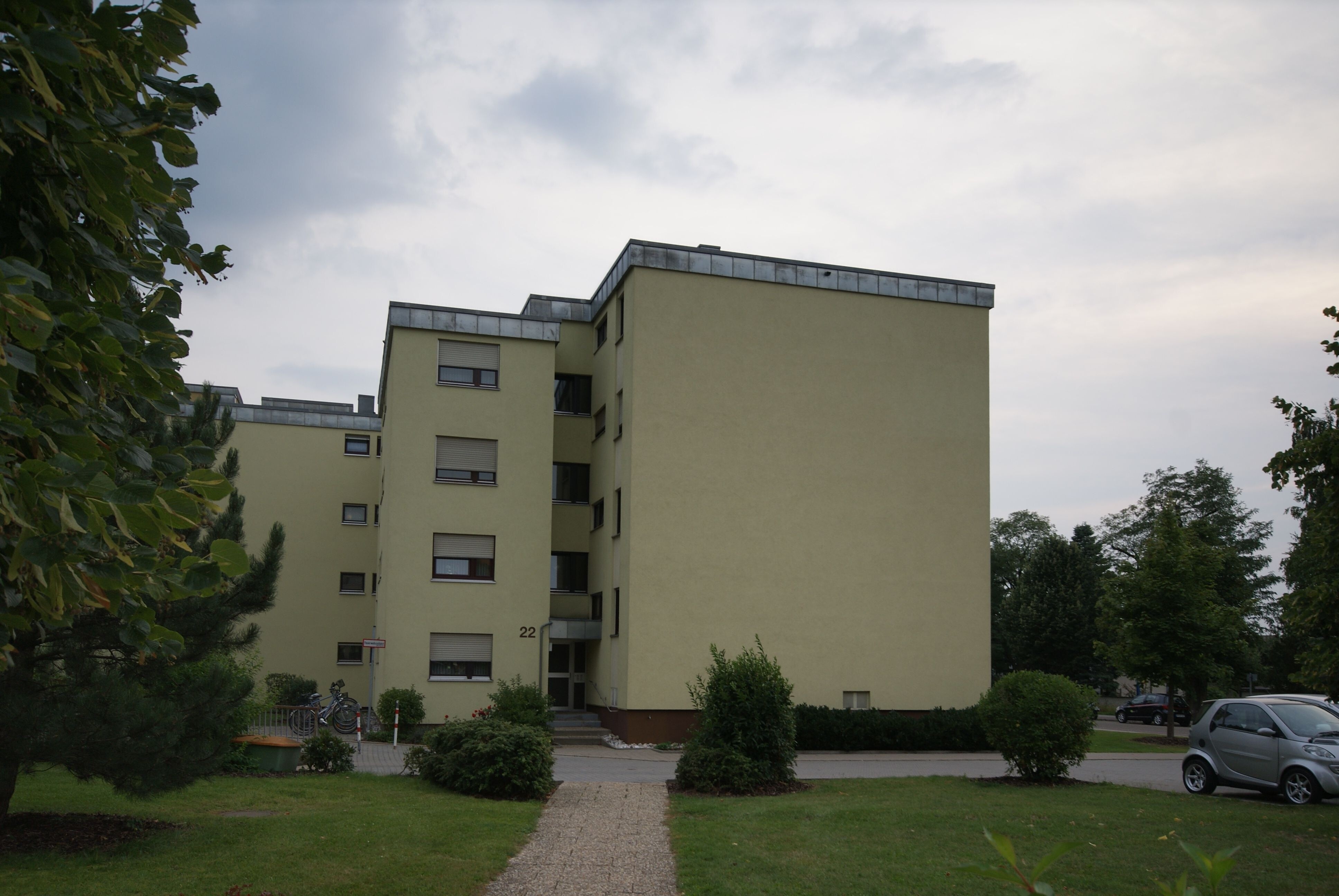 Zugang zur Wohnanlage