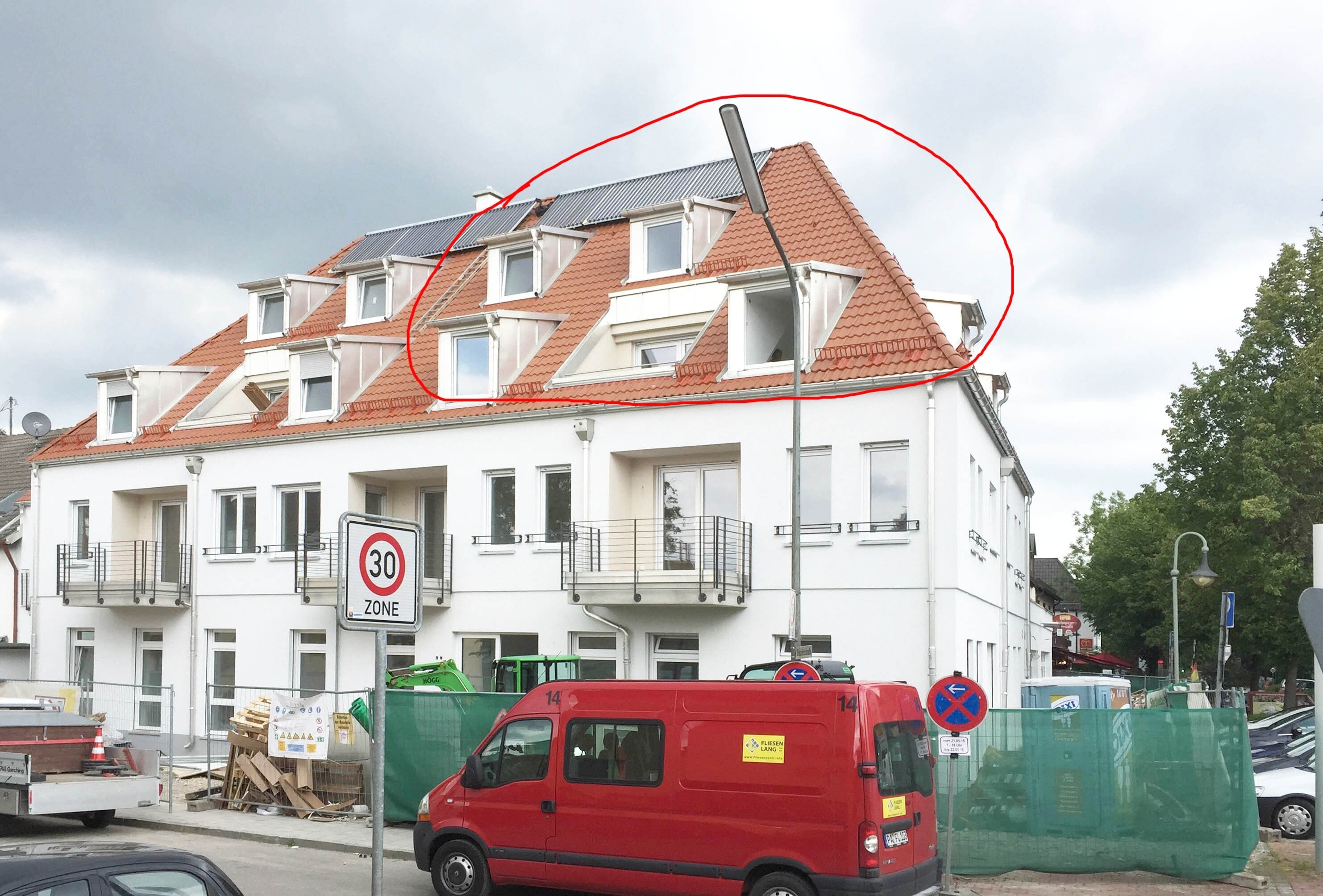 AuÃŸenansicht mit Wohnung