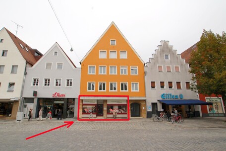 Die Ladeneinheit am oberen Markt