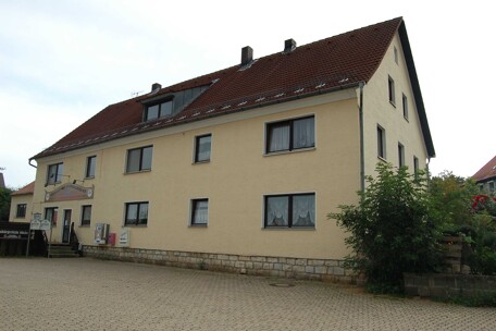 Ansicht Gaststätte mit Wohnhaus