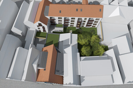Luftbild zur Kastengasse