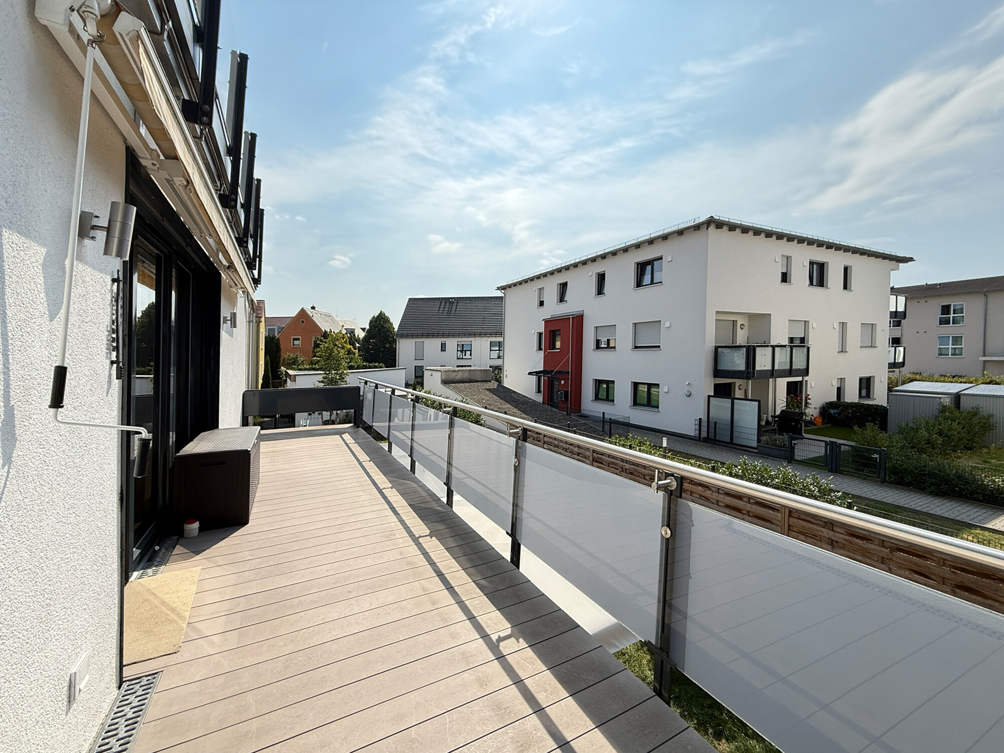 Terrasse mit Blick nach Osten