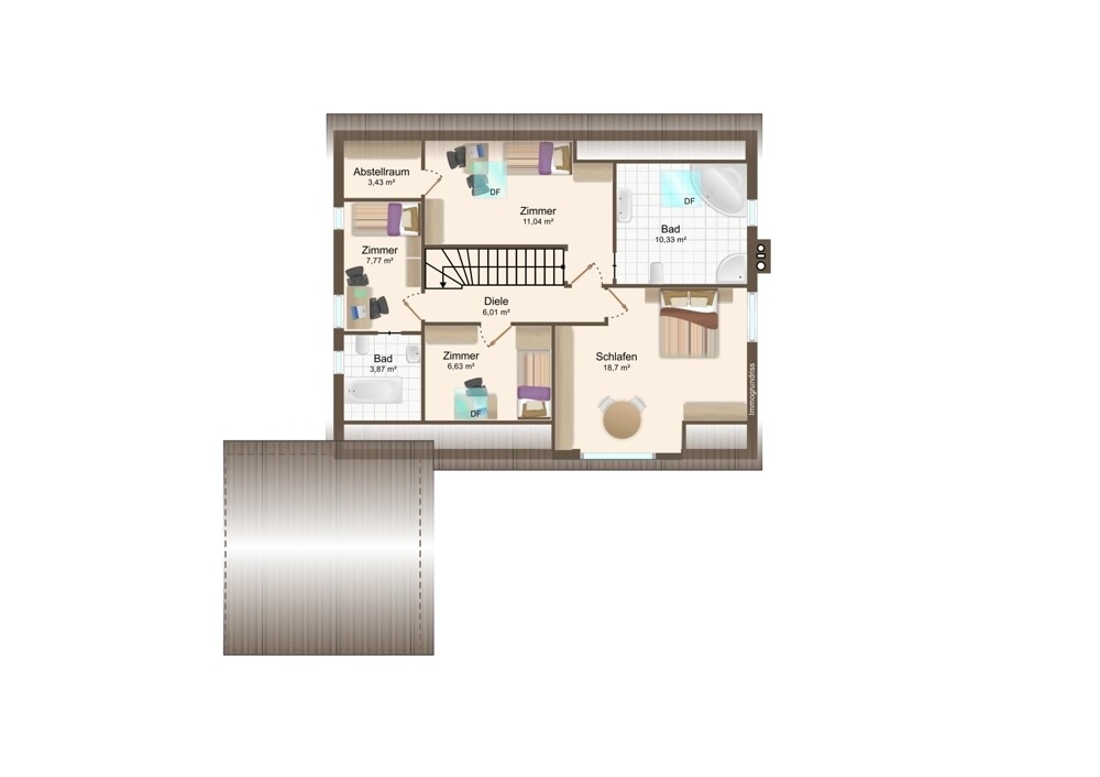 Grundriss Obergeschoss