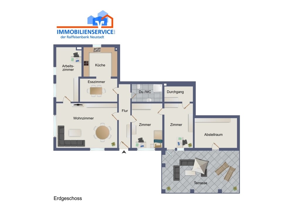 Grundriss Einliegerwohnung Erdgeschoss