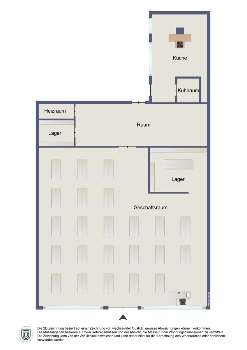 Grundriss Geschäftsraum