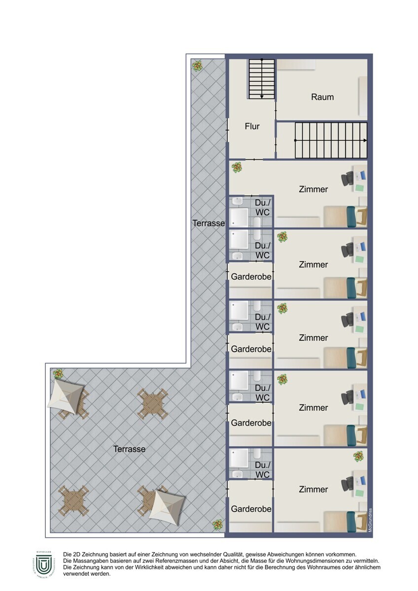 Grundriss Gästezimmer