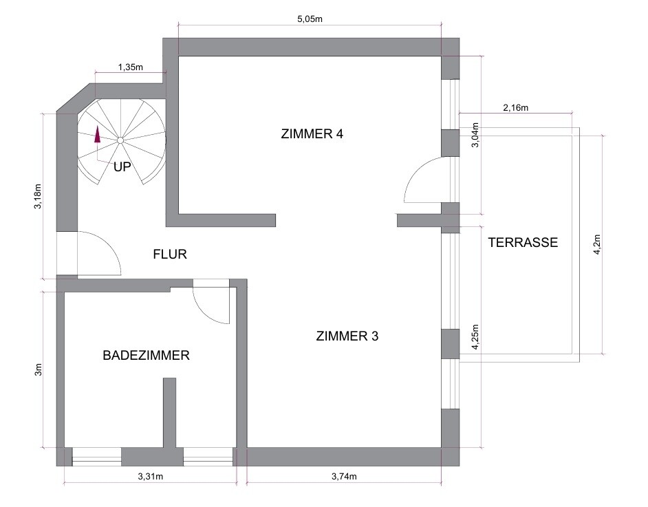 Grundriss Souterrain