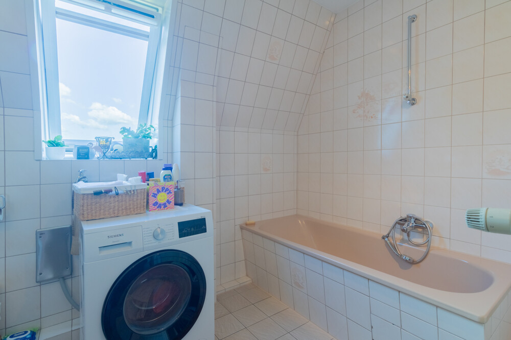 Waschmaschinenanschluss im Bad 