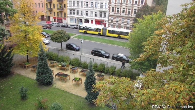 Blick vom Balkon