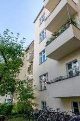 Ansicht auf die Balkone