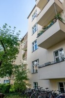 Ansicht auf die Balkone