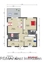 7 Grundriss gezeichnet