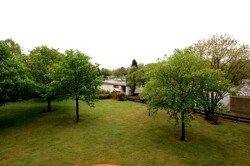 Blick vom Balkon