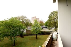 Blick vom Balkon