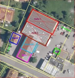 Lageplan Büro