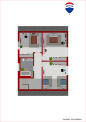 Grundriss Obergeschoss