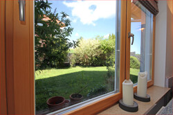Fensterblick Wohnzimmer