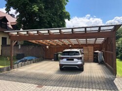 Carport für 3 Kfz