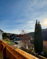 Blick vom Balkon Richtung Osten