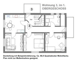 Wohnung im 1. OG