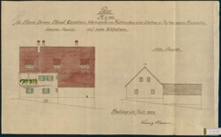 Plan Ansicht Bezirksamt Landratsamt Roding Baugenehmigungsakten 1922 77_0001