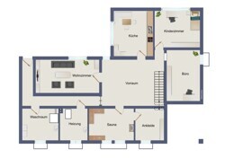 Grundriss Einliegerwohnung