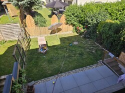 Ausblick auf Garten