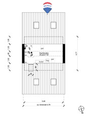 Grundriss Dachboden