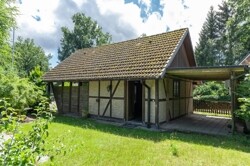 Gartenansicht Geräteschuppen