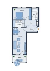 Grundriss 1.OG rechts 