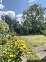 Blick zur Garage