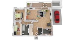 Grundriss EG 3D