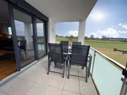 Blick vom Balkon