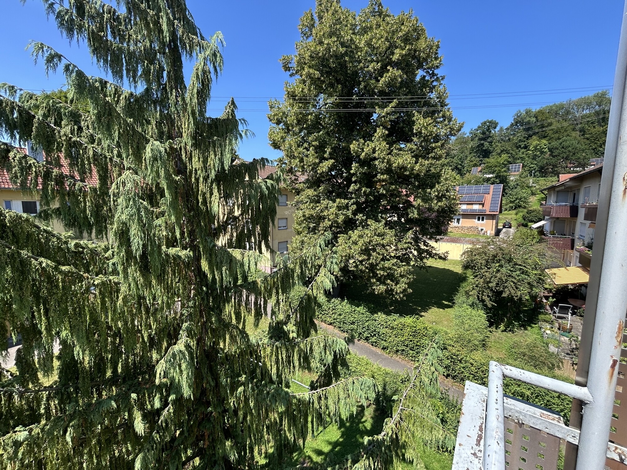Ausblick Balkon