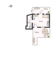 Wohnung hinten Ebene 1