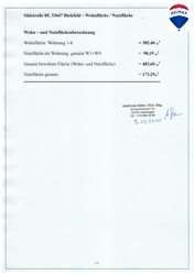 Wohnflächenberechnung