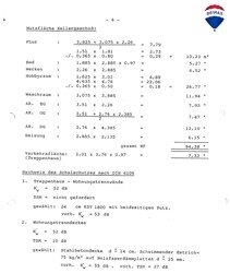 Wohnflächenberechnung